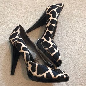 Steve Madden animal print sz 9.5 heels!